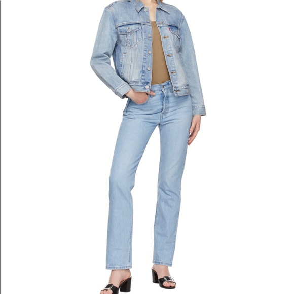 Levi’s Ex-Boyfriend Trucker Denim Jacket - Picture 4 of 7